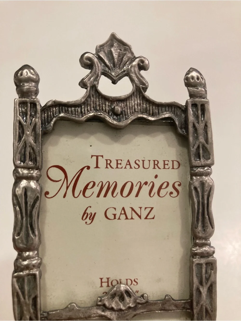 Vintage Ganz Pewter Photo Frame